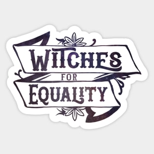 Witches For Equality Sticker